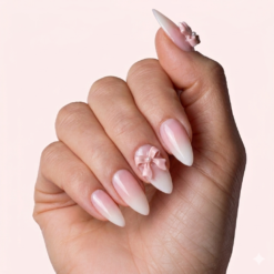 Cherry Bow Design Stiletto