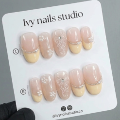 Energetic Girl Hand-Painted Ribbon