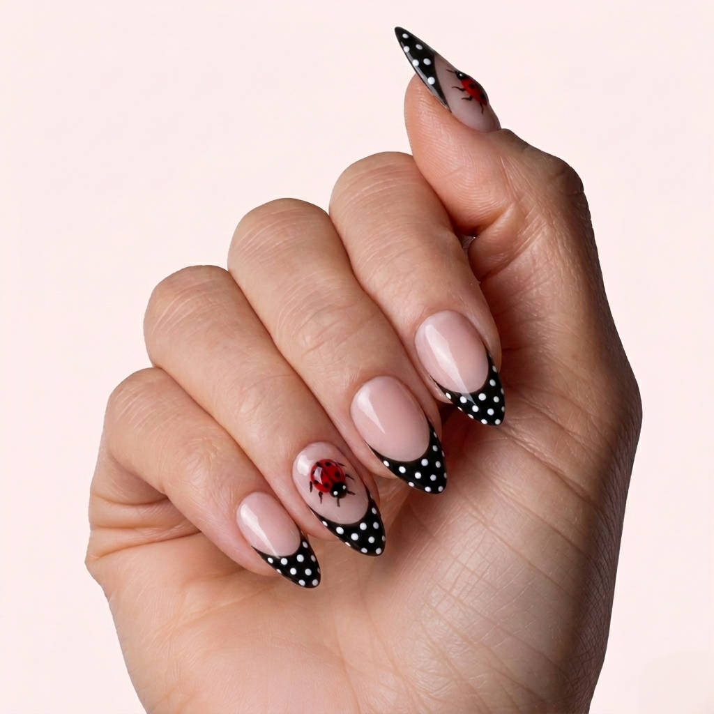 Ladybug Polka Dot French
