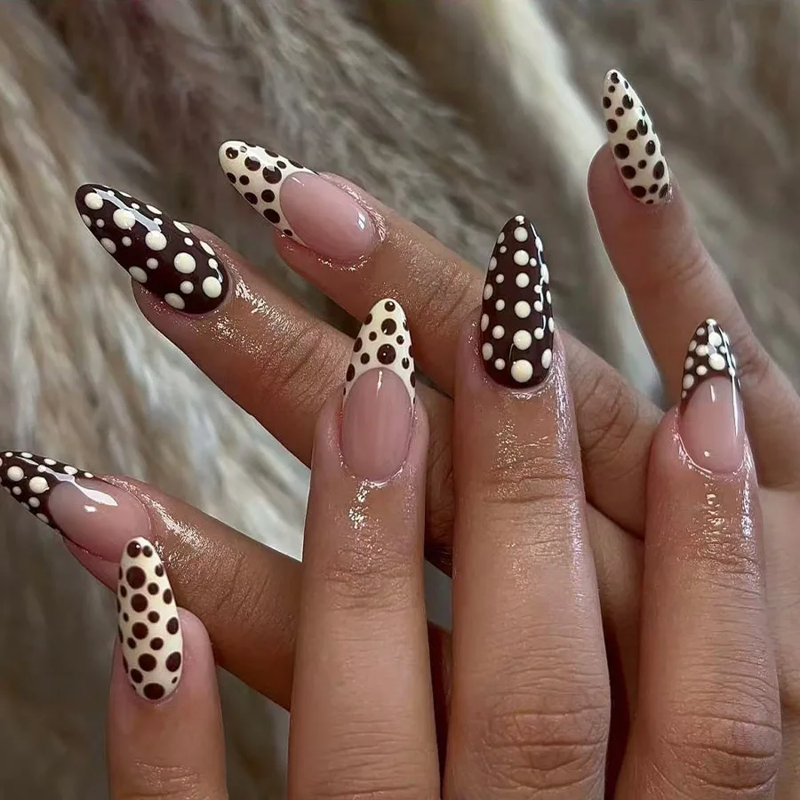 Vintage Polka Brown - Image 2
