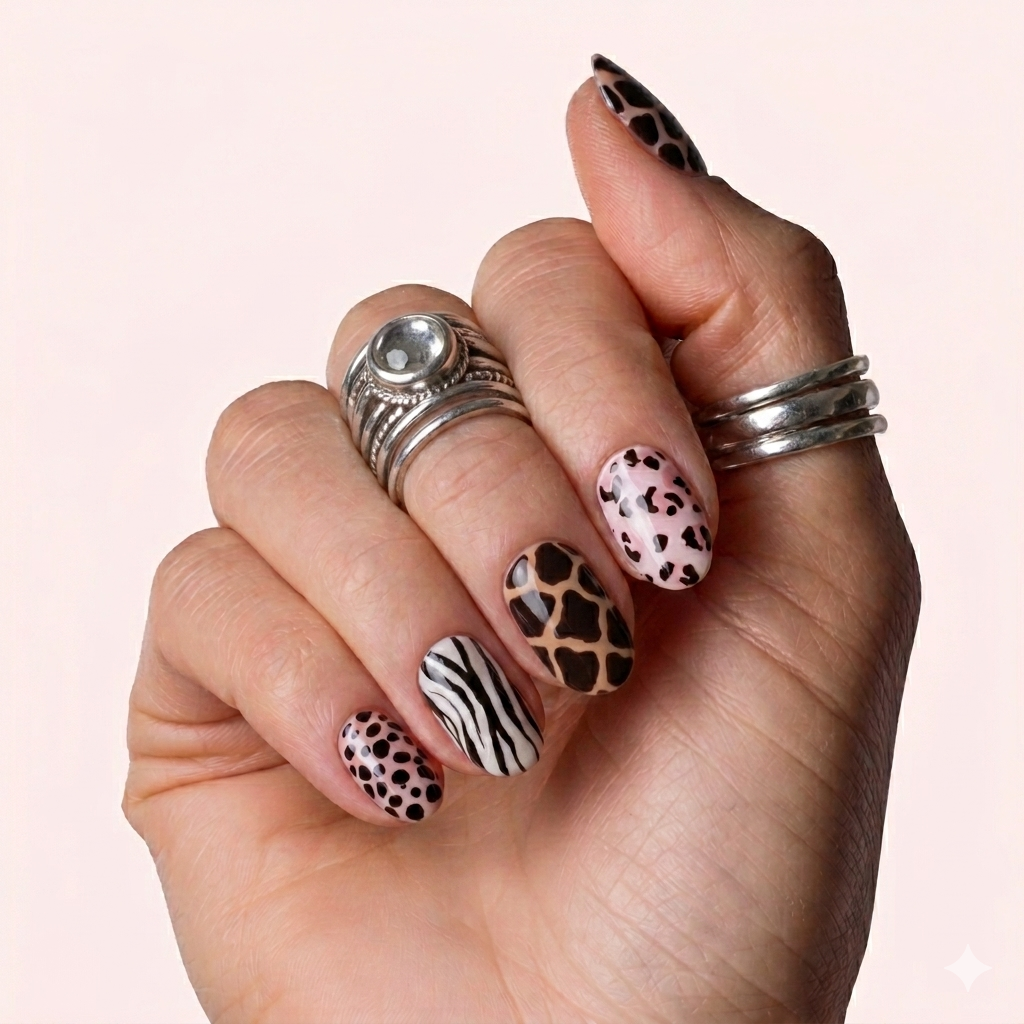 Leopard Nails