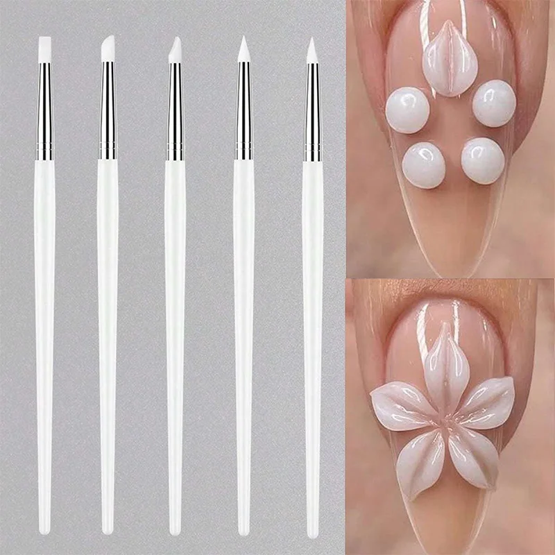 Set Silicone Nail Brush
