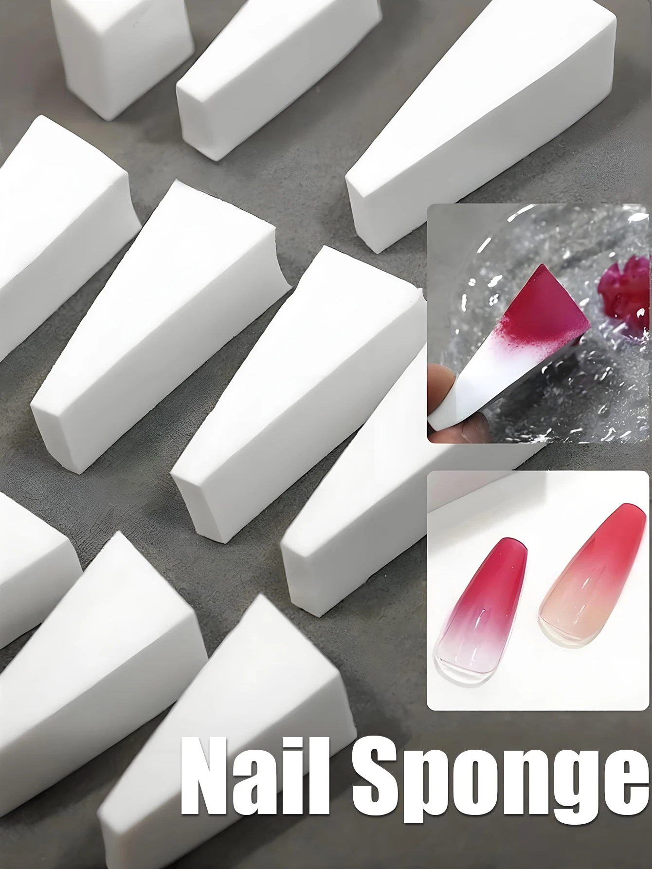High Density Nail Gradient Sponge Set